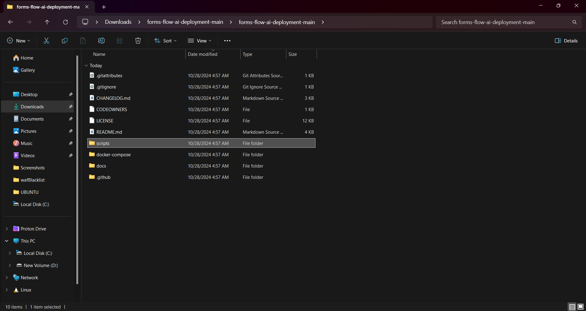 scripts folder preview